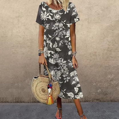Pinterest-Inspired Greta  Summer A-Line Dress