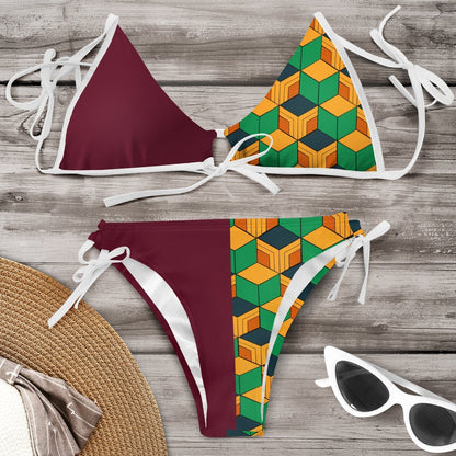 Vibrant Pinterest-Inspired Greta  Bikini Set