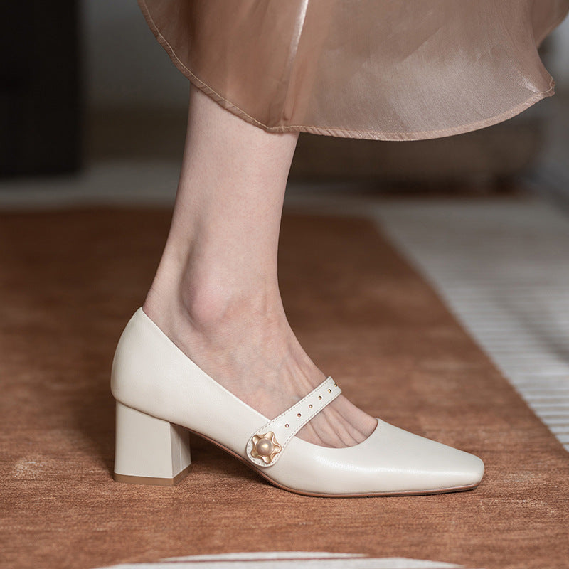 Classic Mary Jane Heels by Greta 