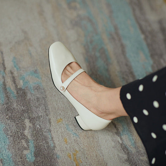 Vintage Mary Jane Thick Heel by Greta 