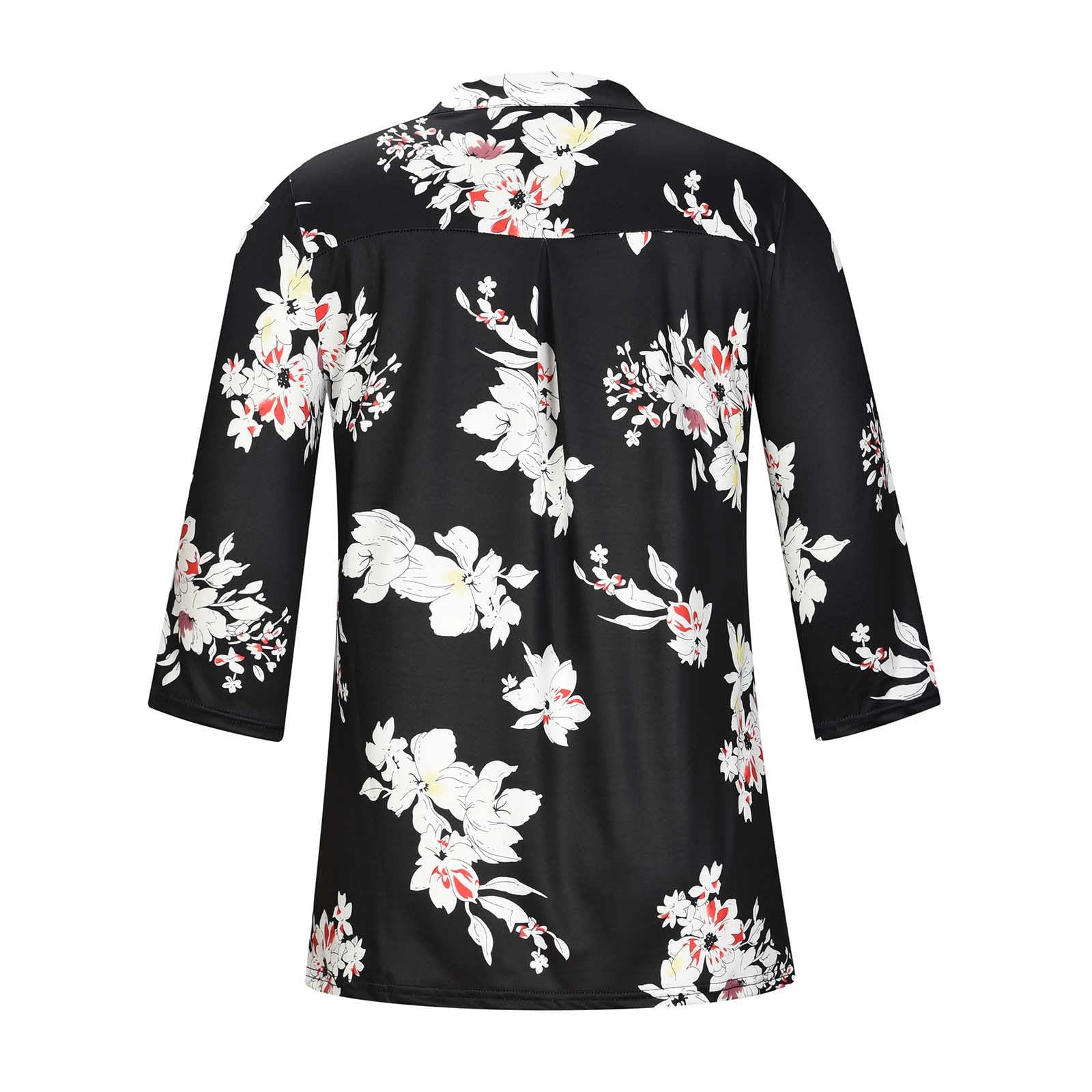 Floral V-Neck Top by Greta 