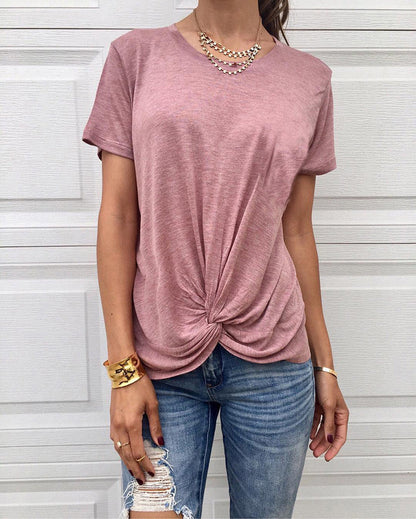 Chic Crossover Greta  Summer Blouse