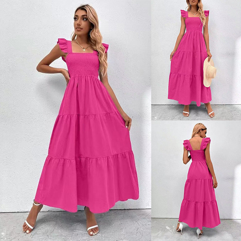 Chic Ruffle Maxi Dress by Greta 