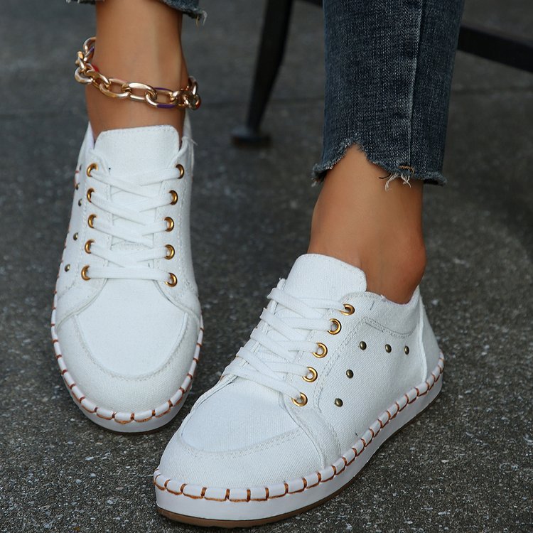 Leopard Print Greta  Canvas Sneakers