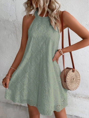 Chic Lace Sleeveless Dress Greta 