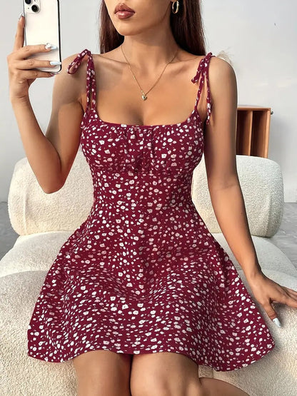 Chic Floral Strap Dress by Greta 