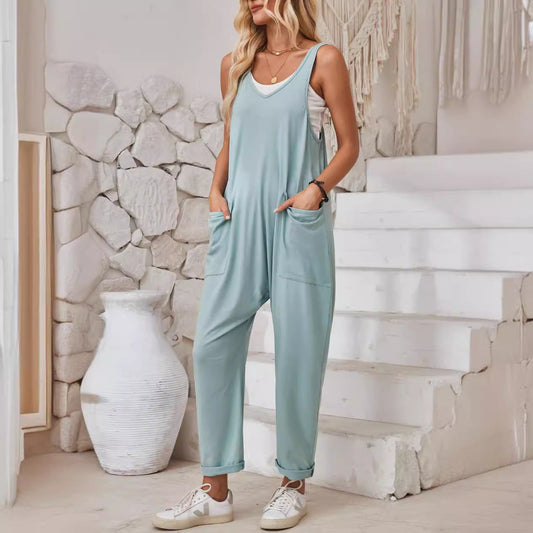 Pinterest-Inspired Greta  Pocket Jumpsuit
