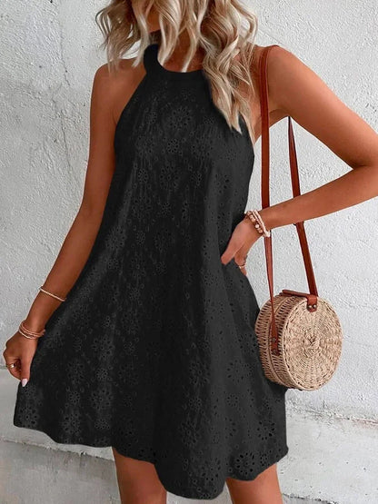 Chic Lace Sleeveless Dress Greta 