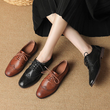 Classic British Lace-Up Shoes by Greta 