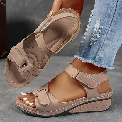 Comfort Wedge Greta  Perfect-Fit Strap Sandals