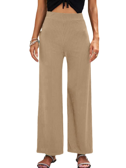 Stretch Wide-Leg Pants by Greta 