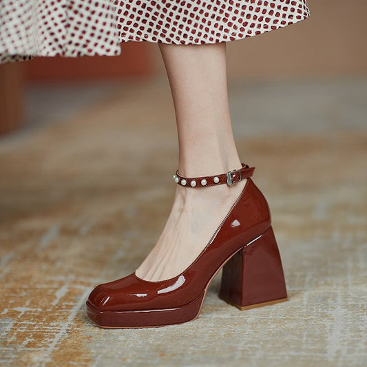 Chic Block Heel Pumps Greta  High Heels