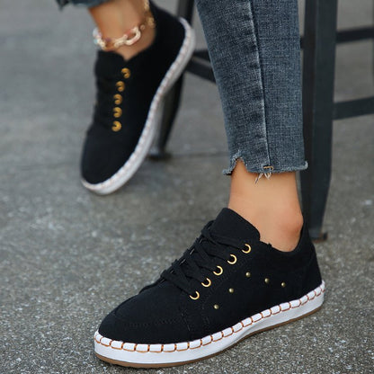 Leopard Print Greta  Canvas Sneakers