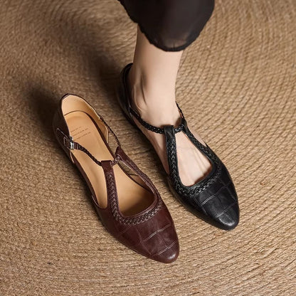 Retro Mary Jane Chunky Heels by Greta 