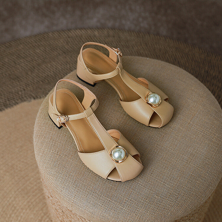 Chic T-Strap Greta  Summer Sandals