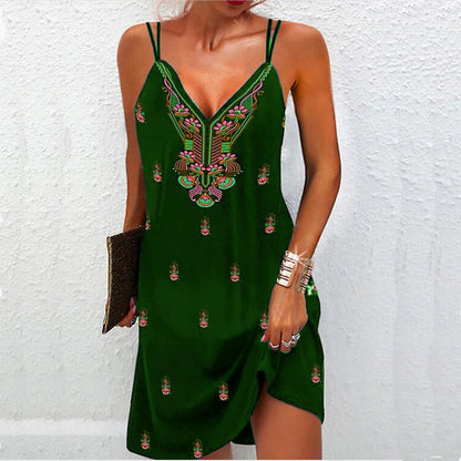 Boho V Neck Dress Greta  Summer Collection