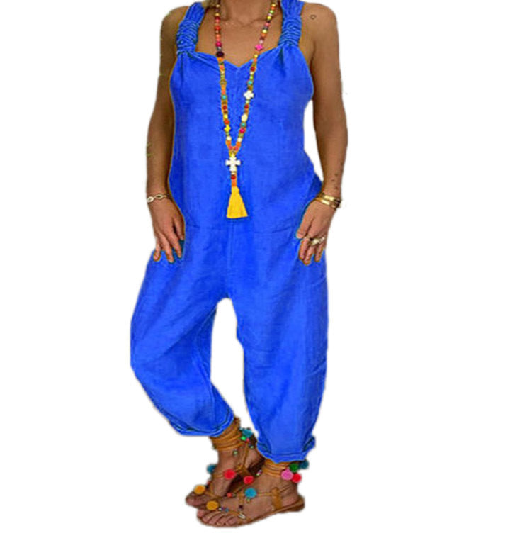 Vibrant Cotton Jumpsuit by Greta 