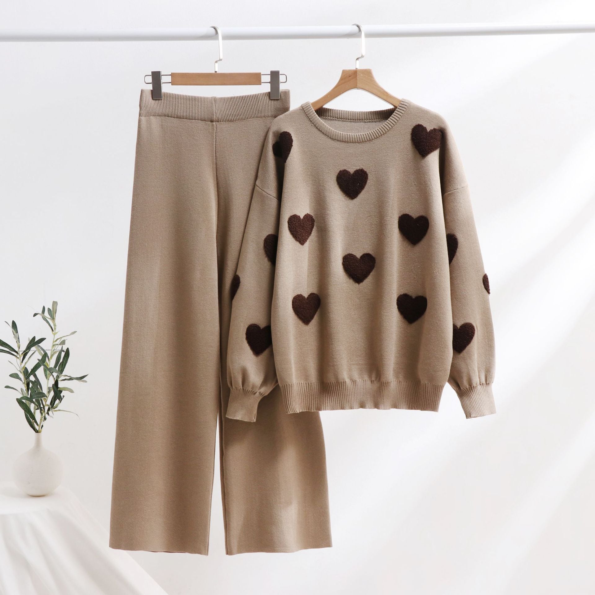 Chic Heart Knit Set by Greta 