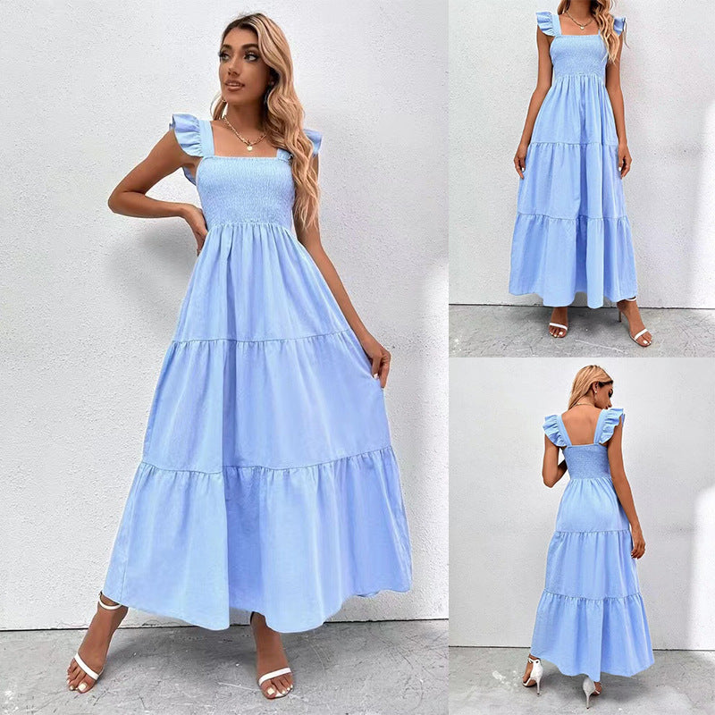 Chic Ruffle Maxi Dress by Greta 