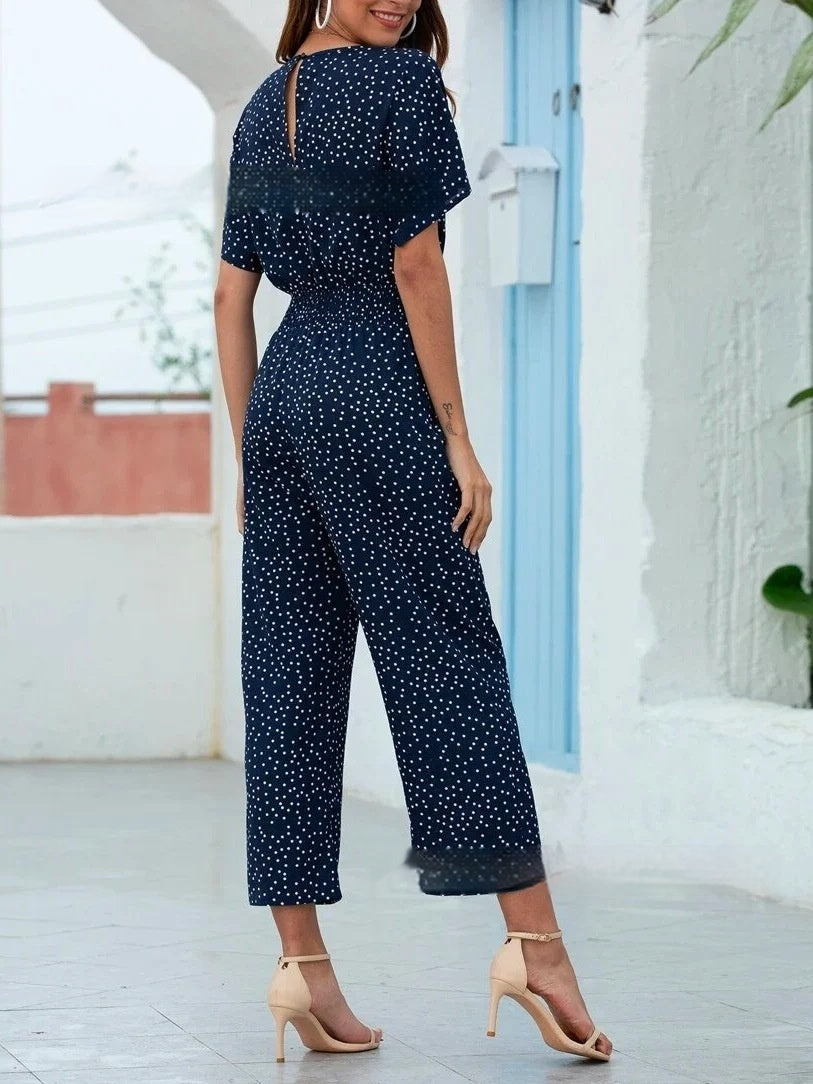 Chic Floral Greta  Pinterest-Inspired Jumpsuit