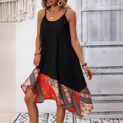 Chic Printed Sling Dress by Greta 