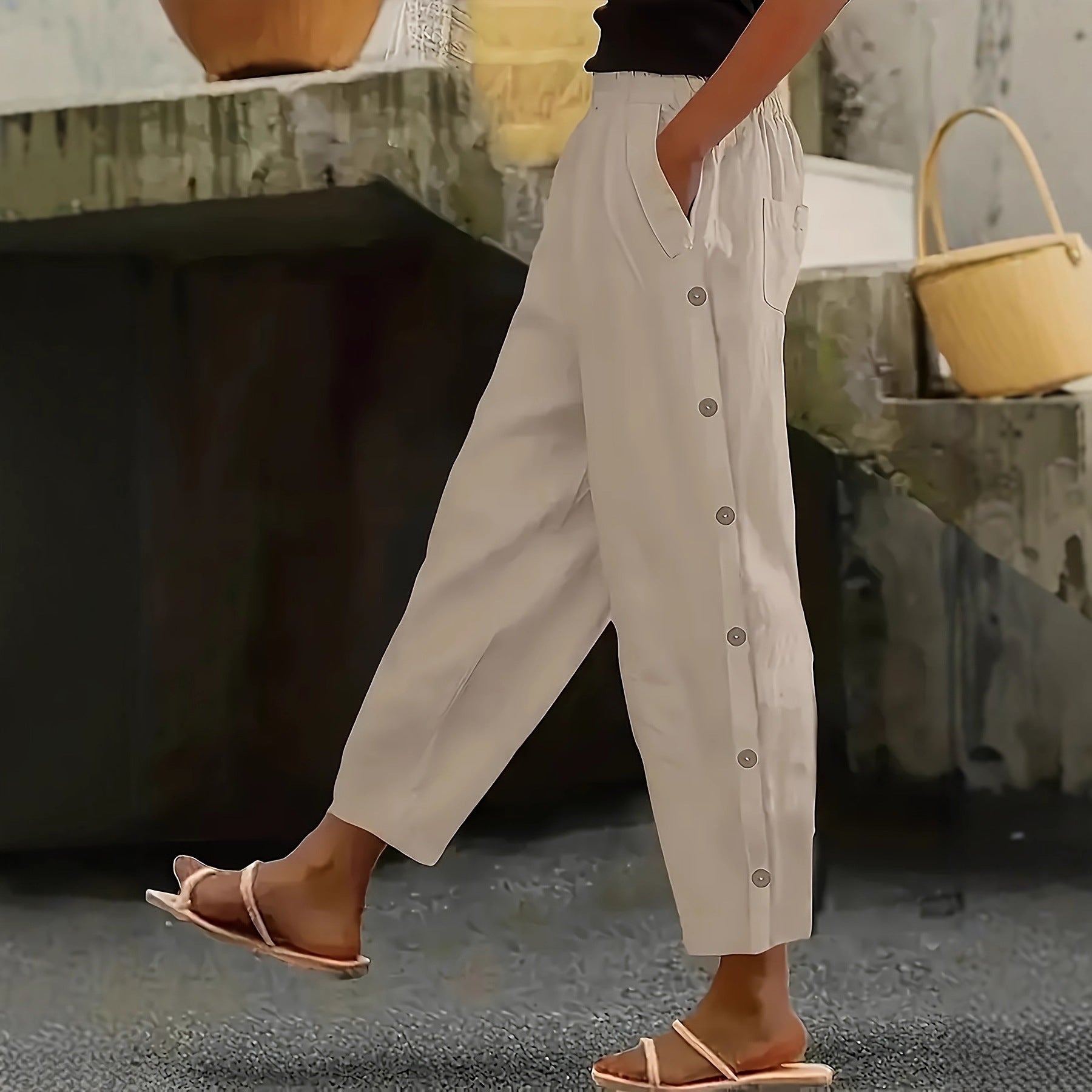 Versatile Cropped Pants by Greta 