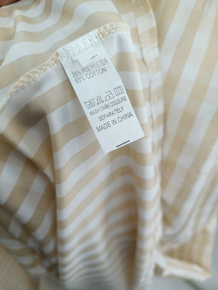 Plaid Ruffle Maxi Dress by Greta 