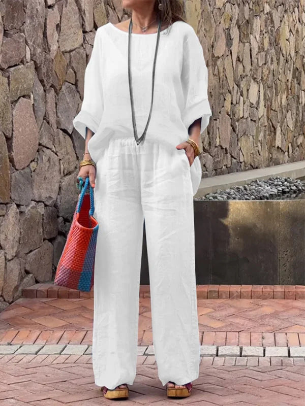 Gradient Linen Two-Piece Set by Greta 