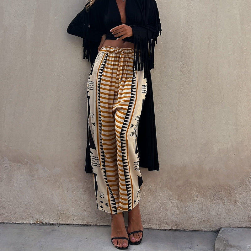 Boho Print Greta  Harem Pants