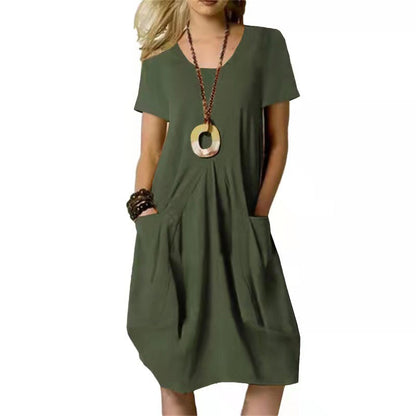 Effortless Cotton Linen Dress Greta 