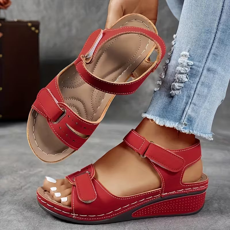Comfort Wedge Greta  Perfect-Fit Strap Sandals
