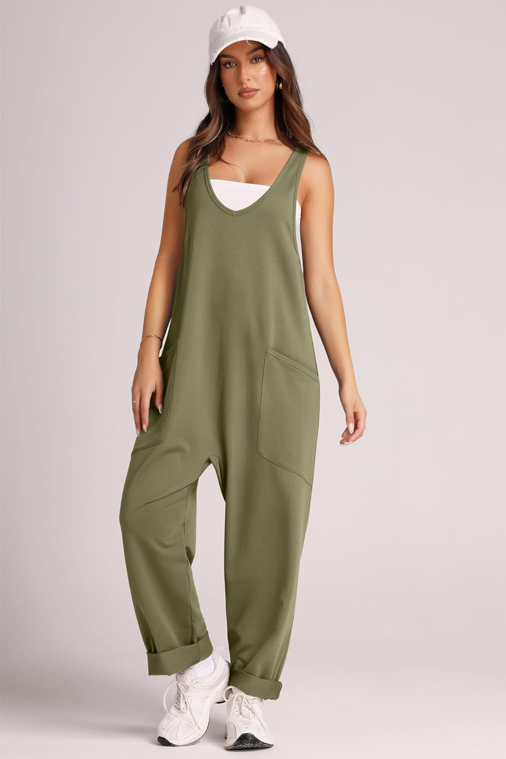 Pinterest-Inspired Greta  Pocket Jumpsuit