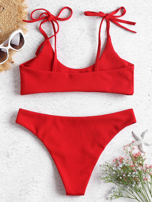 Bold Strapless Low Waist Bikini by Greta 