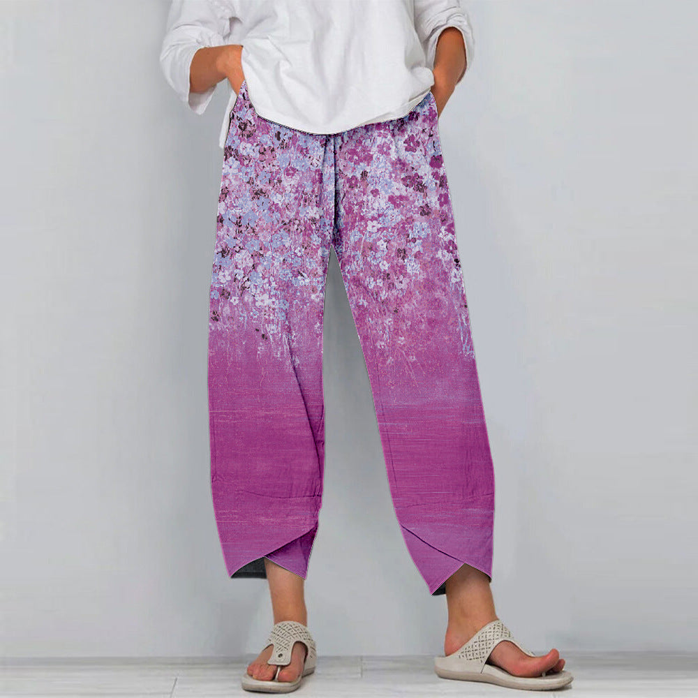 Pinterest-Inspired Floral Casual Pants by Greta 