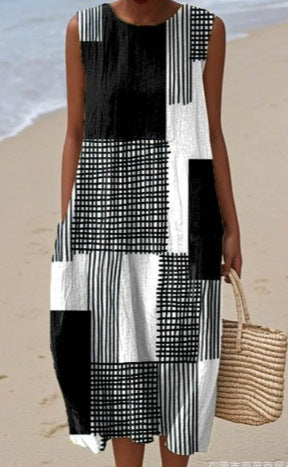Pinterest-Inspired Greta  Sleeveless Summer Dress