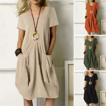 Effortless Cotton Linen Dress Greta 