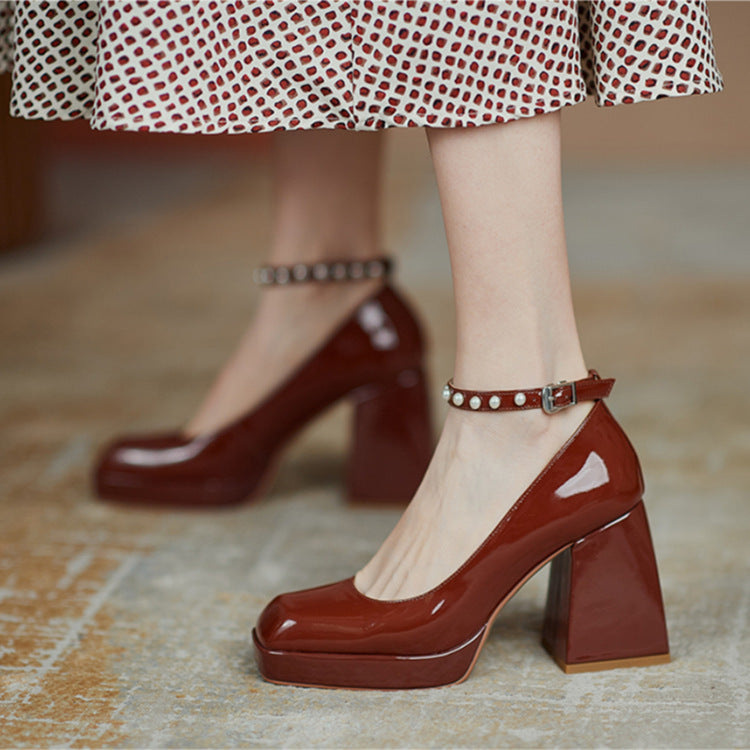 Chic Block Heel Pumps Greta  High Heels