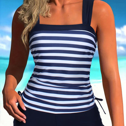 Striped Plus Size Bikini Boxers by Greta 