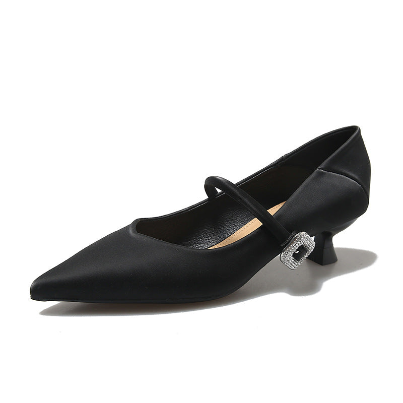 Elegant Rhinestone Heels by Greta 