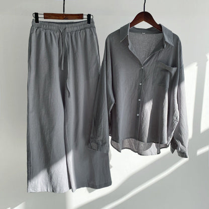 Relaxed Cotton Linen Set by Greta 