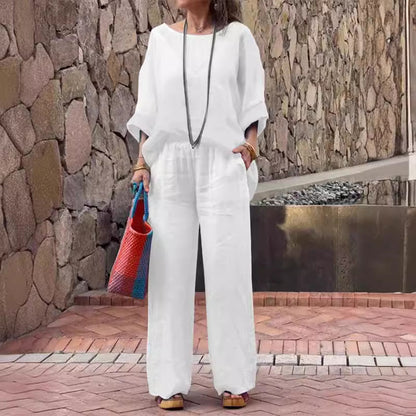 Gradient Linen Two-Piece Set by Greta 