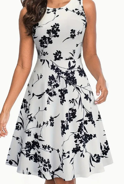 Turtle Print Sleeveless Dress by Greta 