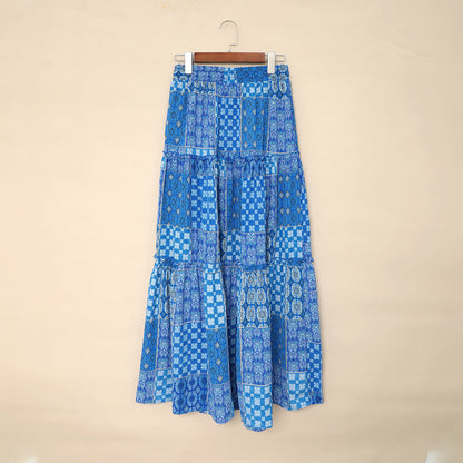 Bohemian Print Greta  Maxi Skirt