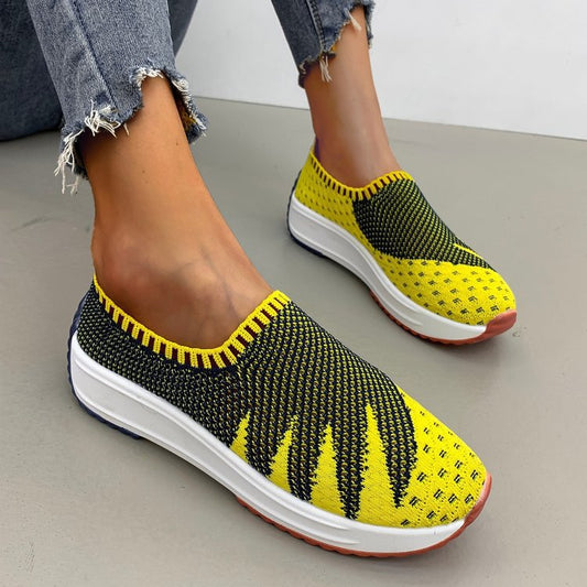 Pinterest-Inspired Greta  Wedge Sneakers