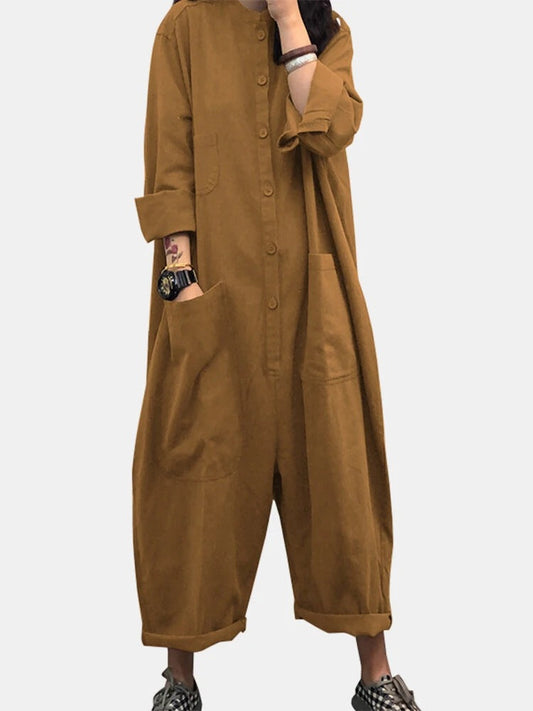 Relaxed Multi Pocket Jumpsuit by Greta 