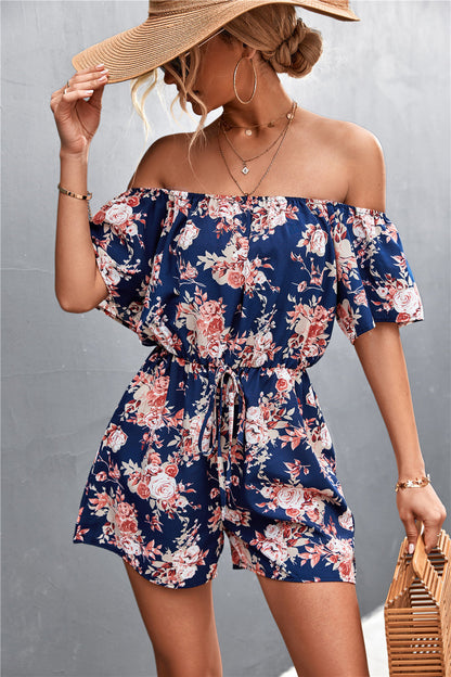 Floral Off-Shoulder Greta  Jumpsuit