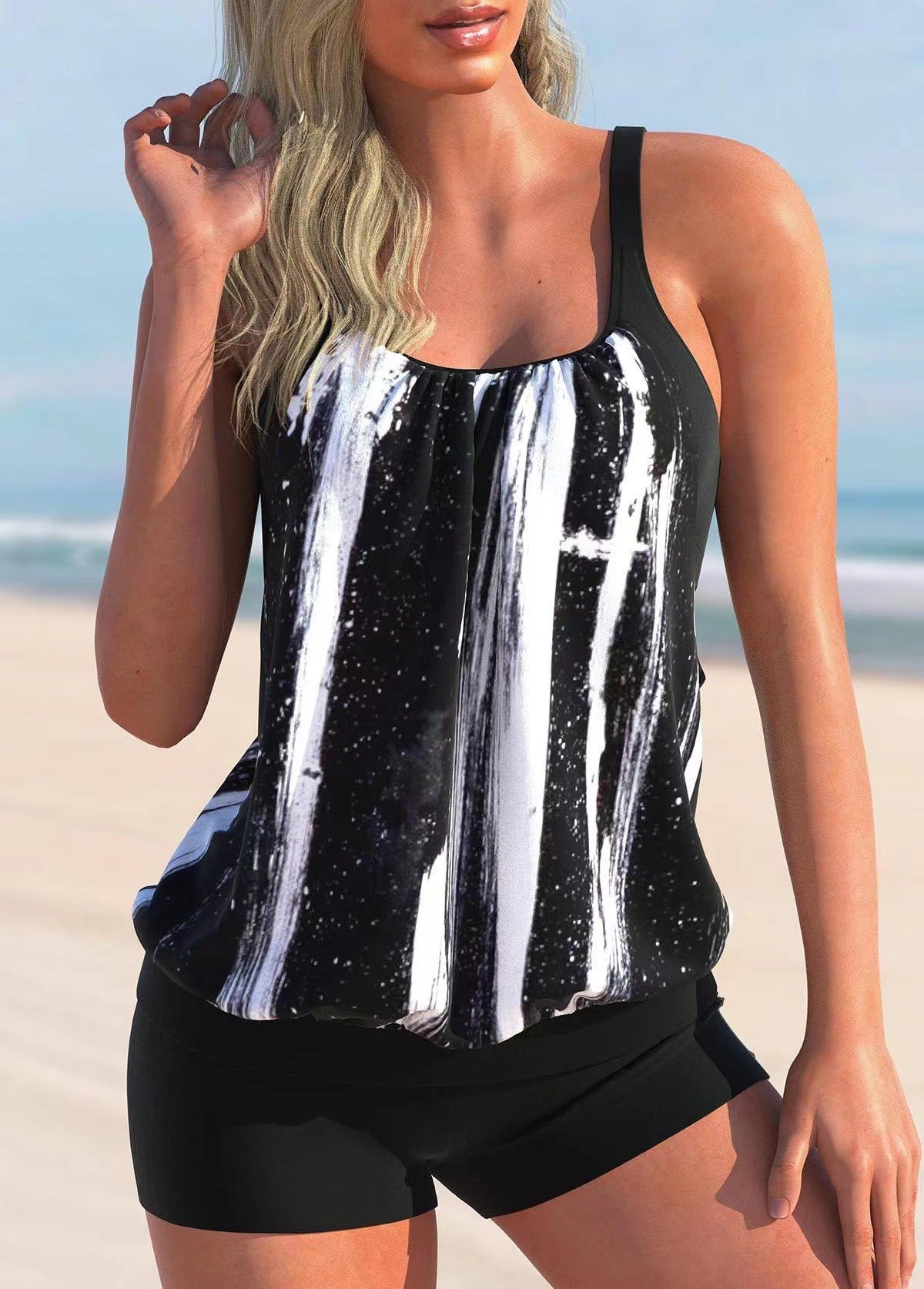 Pinterest-Inspired Greta  Boxer Swim Bikini