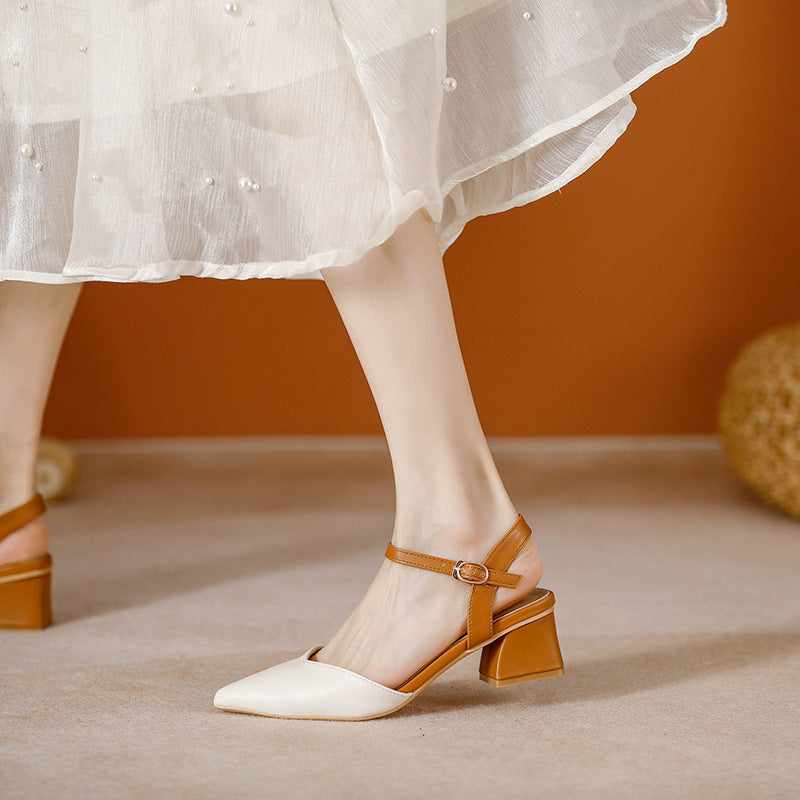 Chic Block Heel Pumps by Greta 