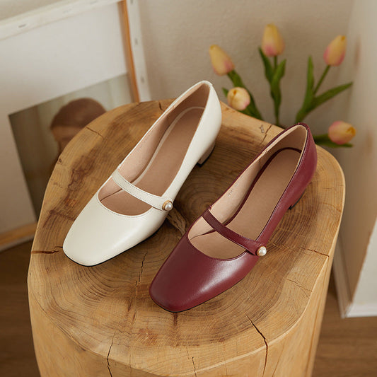 Vintage Mary Jane Thick Heel by Greta 