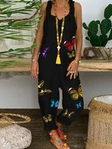 Vibrant Butterfly Greta  Jumpsuit